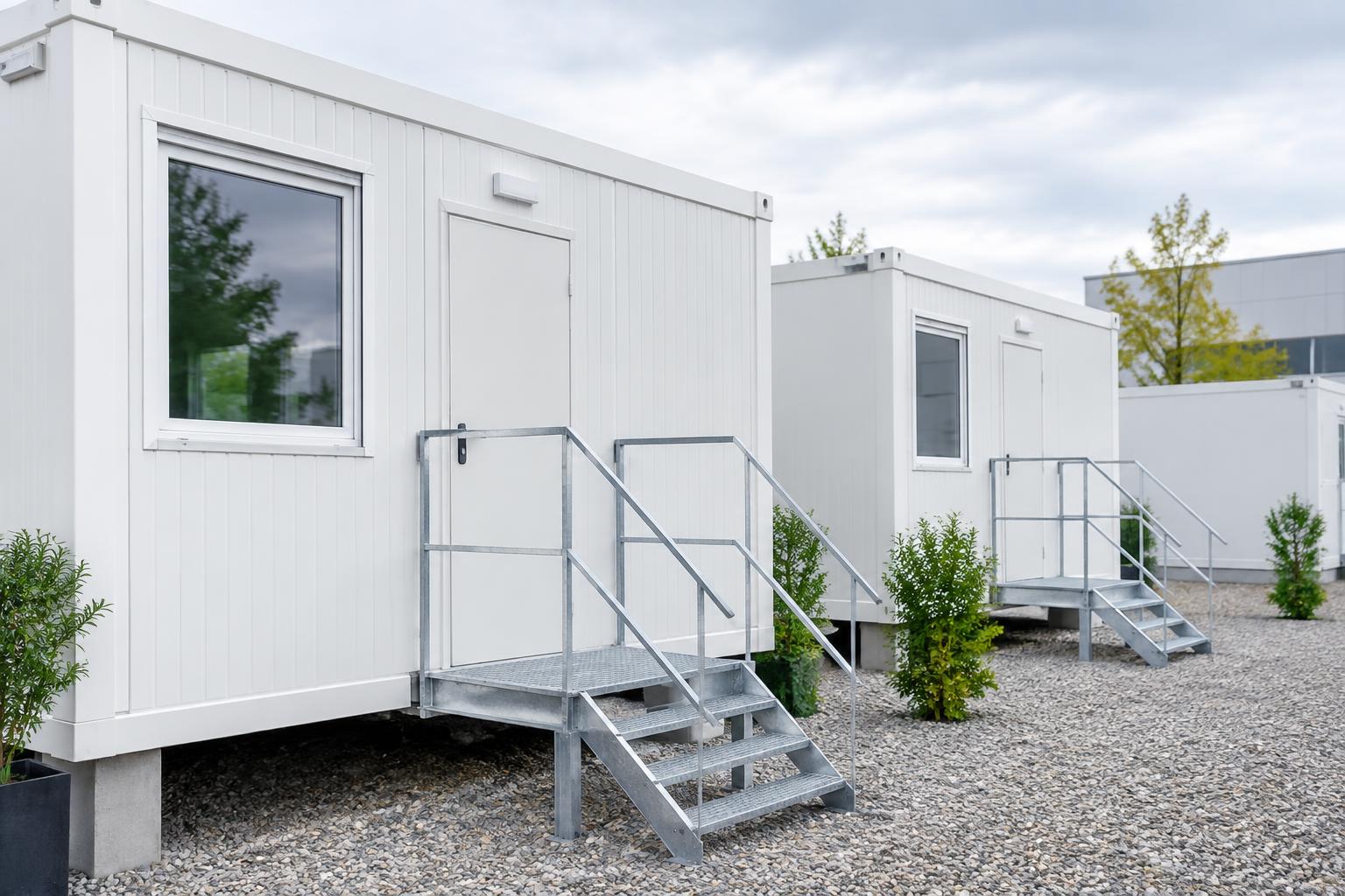 Containerreinigung – illustrative Arbeitsszene